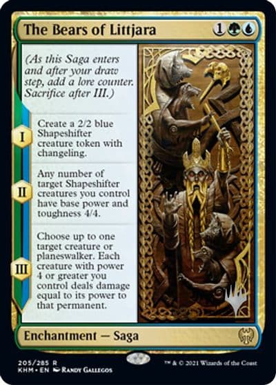 The Bears of Littjara Promo Pack: Kaldheim Magic card