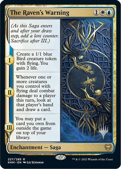 The Ravens Warning Promo Pack: Kaldheim Magic card