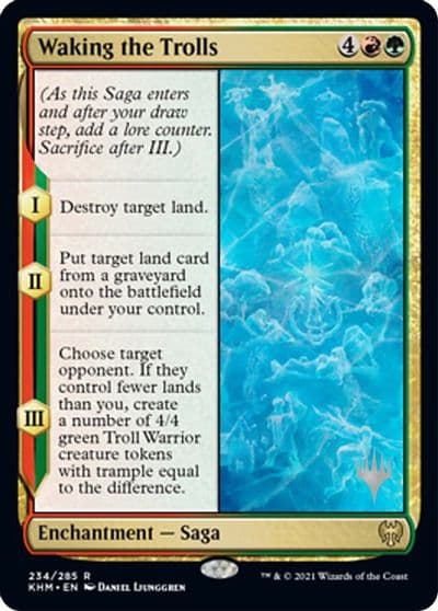 Waking the Trolls Promo Pack: Kaldheim Magic card