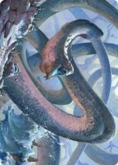 Koma Cosmos Serpent Art Card 60 81 Art Series: Kaldheim Magic card