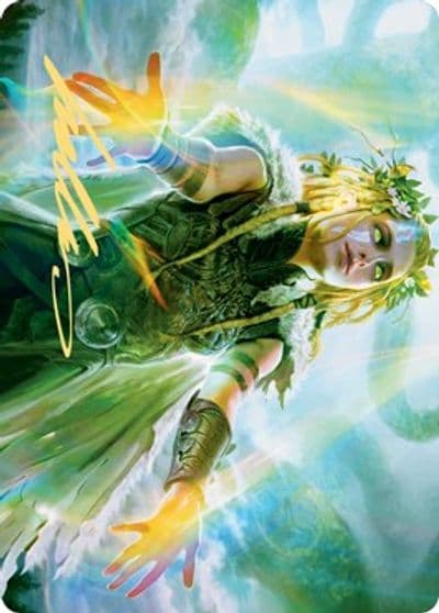 Revitalize Art Card Gold Stamped Signature Art Series: Kaldheim Magic card