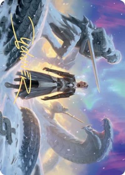 Search for Glory Art Card Gold Stamped Signature Art Series: Kaldheim Magic card