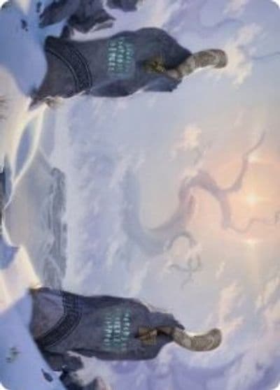 Snow Covered Plains 74 81 Art Card Art Series: Kaldheim Magic card