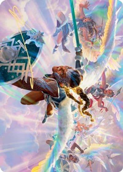 Starnheim Unleashed Art Card Gold Stamped Signature Art Series: Kaldheim Magic card
