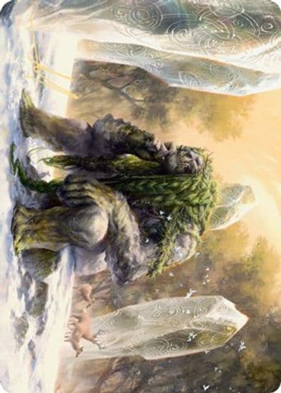 Svella Ice Shaper Art Card Gold Stamped Signature Art Series: Kaldheim Magic card