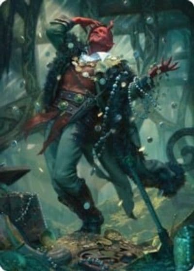 Tibalt Cosmic Impostor Art Card Art Series: Kaldheim Magic card
