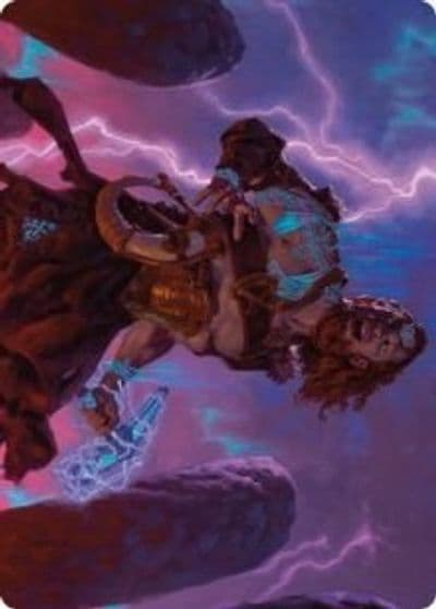 Toralf God of Fury Art Card Art Series: Kaldheim Magic card