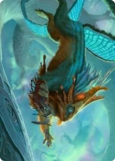 Toski Bearer of Secrets Art Card Art Series: Kaldheim Magic card