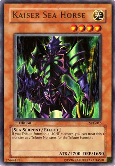 Kaiser Sea Horse Starter Deck: Kaiba Evolution Yu-Gi-Oh! card
