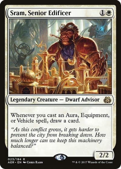 Sram Senior Edificer Promo Pack: Kaldheim Magic card