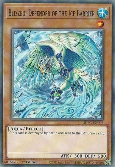 Blizzed Defender of the Ice Barrier Structure Deck: Freezing Chains Yu-Gi-Oh! card
