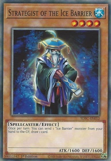 Strategist of the Ice Barrier Structure Deck: Freezing Chains Yu-Gi-Oh! card