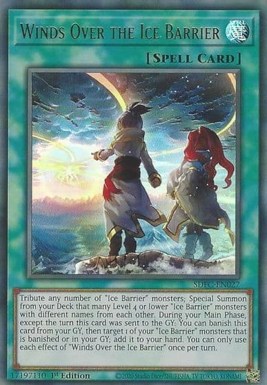 Winds Over the Ice Barrier Structure Deck: Freezing Chains Yu-Gi-Oh! card