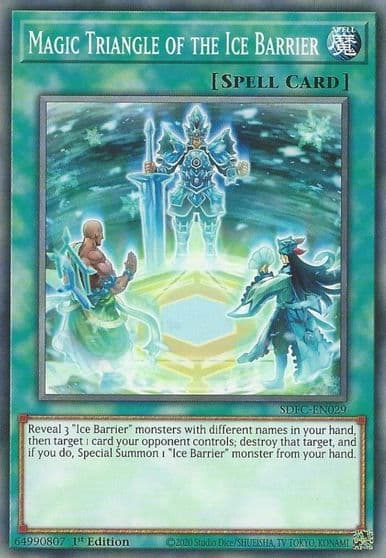 Magic Triangle of the Ice Barrier Structure Deck: Freezing Chains Yu-Gi-Oh! card