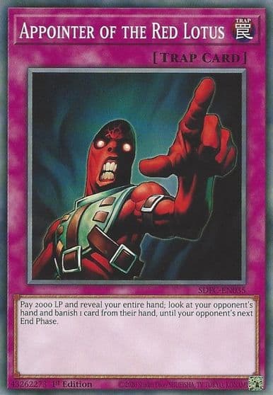 Appointer of the Red Lotus Structure Deck: Freezing Chains Yu-Gi-Oh! card