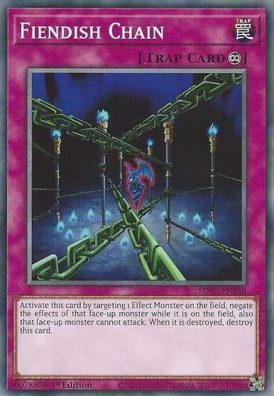 Fiendish Chain Structure Deck: Freezing Chains Yu-Gi-Oh! card