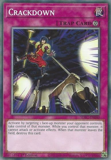 Crackdown Structure Deck: Freezing Chains Yu-Gi-Oh! card