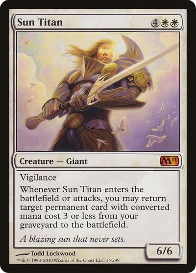 Sun Titan M11 Oversize Cards Magic card