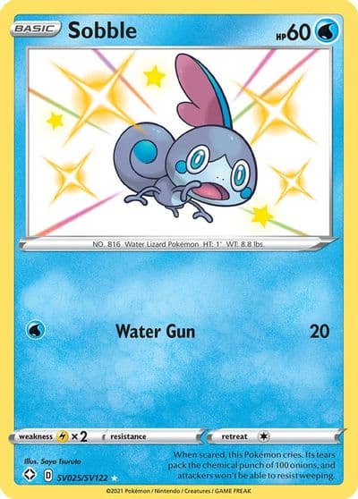 Sobble Shining Fates: Shiny Vault Pokemon card
