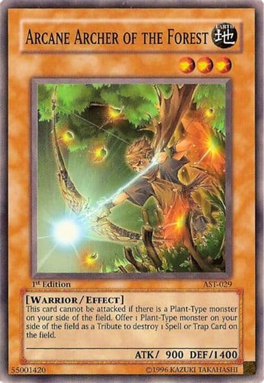 Arcane Archer of the Forest Ancient Sanctuary Yu-Gi-Oh! card