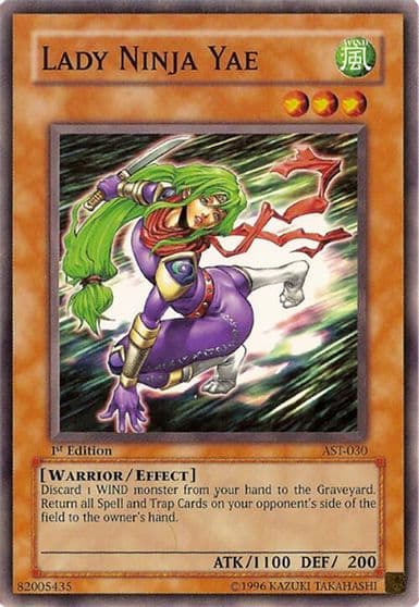 Lady Ninja Yae Ancient Sanctuary Yu-Gi-Oh! card