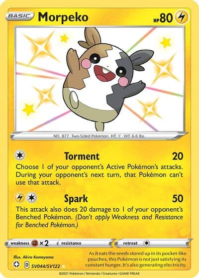 Morpeko Shining Fates: Shiny Vault Pokemon card