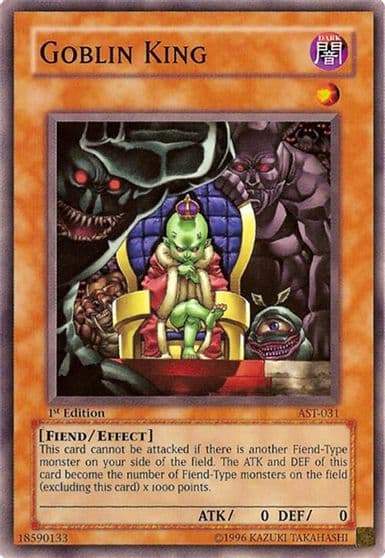 Goblin King Ancient Sanctuary Yu-Gi-Oh! card