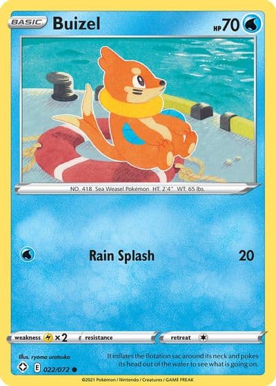 Buizel Shining Fates Pokemon card