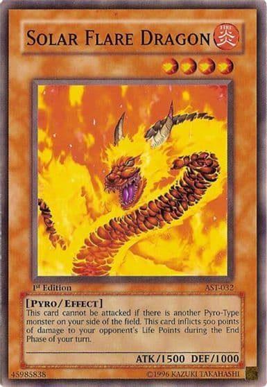 Solar Flare Dragon Ancient Sanctuary Yu-Gi-Oh! card