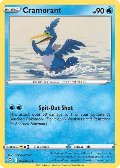 Cramorant Shining Fates Pokemon card
