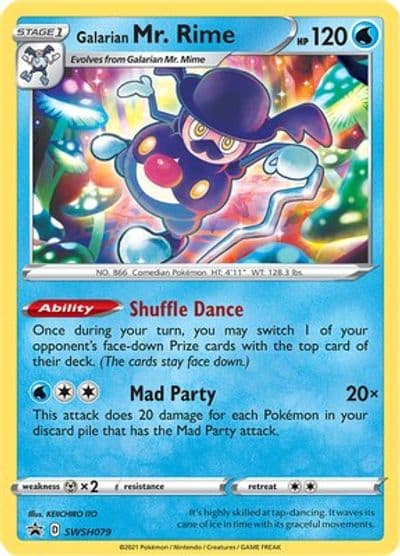 Galarian Mr. Rime - SWSH079 SWSH: Sword & Shield Promo Cards Pokemon card