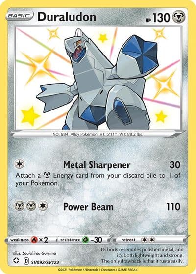 Duraludon Shining Fates: Shiny Vault Pokemon card
