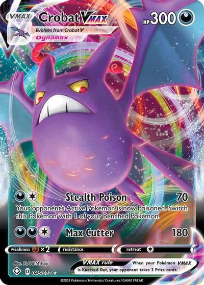 Crobat VMAX Shining Fates Pokemon card
