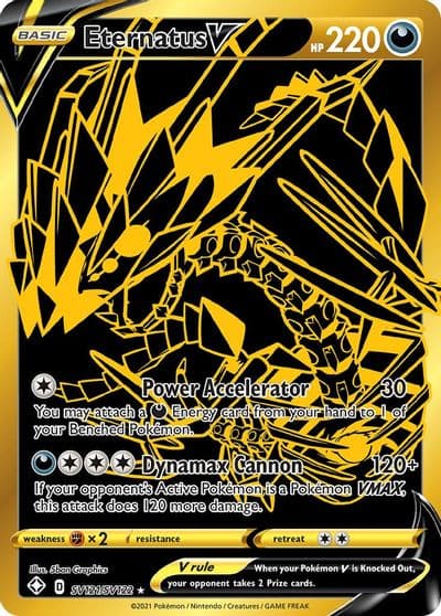 Eternatus V Shining Fates: Shiny Vault Pokemon card