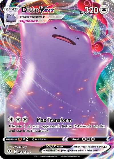 Ditto VMAX Shining Fates Pokemon card