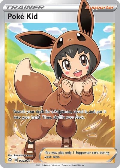 Poke Kid (Full Art) Shining Fates Pokemon card