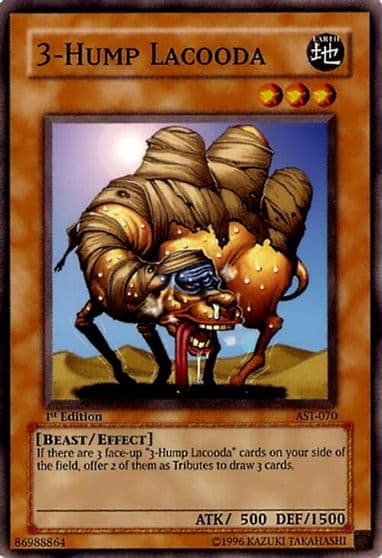 3 Hump Lacooda Ancient Sanctuary Yu-Gi-Oh! card