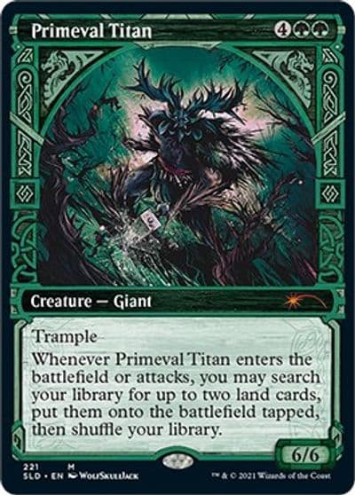 Primeval Titan 221 Secret Lair Drop Series Magic card