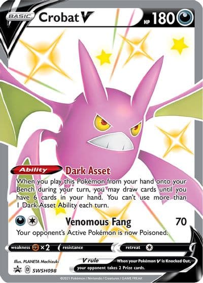 Crobat V - SWSH098 SWSH: Sword & Shield Promo Cards Pokemon card