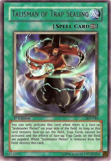 Talisman of Trap Sealing Ancient Sanctuary Yu-Gi-Oh! card