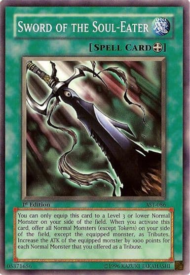 Sword of the Soul Eater Ancient Sanctuary Yu-Gi-Oh! card