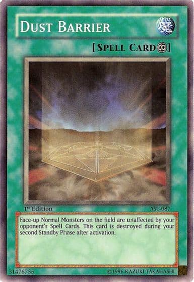 Dust Barrier Ancient Sanctuary Yu-Gi-Oh! card