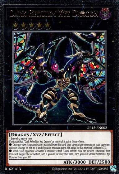 Dark Requiem Xyz Dragon UTR OTS Tournament Pack 15 Yu-Gi-Oh! card