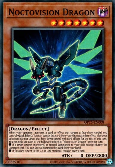 Noctovision Dragon OTS Tournament Pack 15 Yu-Gi-Oh! card