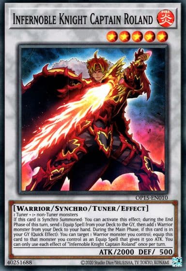 Infernoble Knight Captain Roland OTS Tournament Pack 15 Yu-Gi-Oh! card