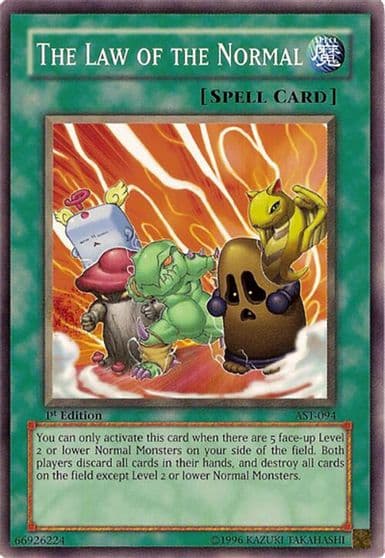 The Law of the Normal Ancient Sanctuary Yu-Gi-Oh! card