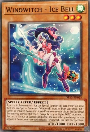 Windwitch Ice Bell OTS Tournament Pack 15 Yu-Gi-Oh! card