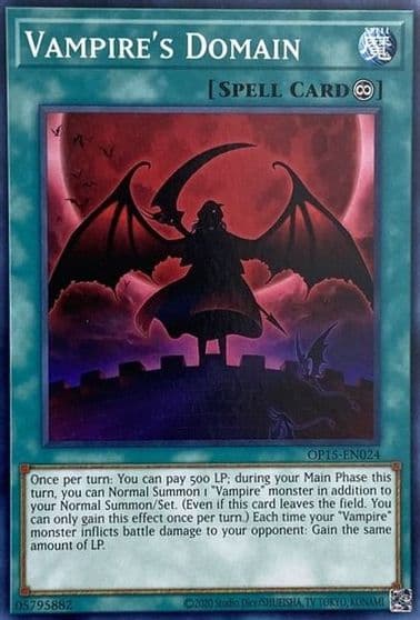 Vampires Domain OTS Tournament Pack 15 Yu-Gi-Oh! card