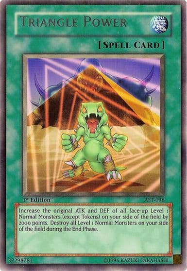 Triangle Power Ancient Sanctuary Yu-Gi-Oh! card