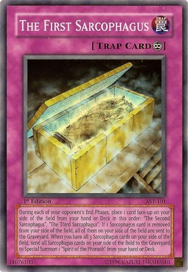 The First Sarcophagus Ancient Sanctuary Yu-Gi-Oh! card